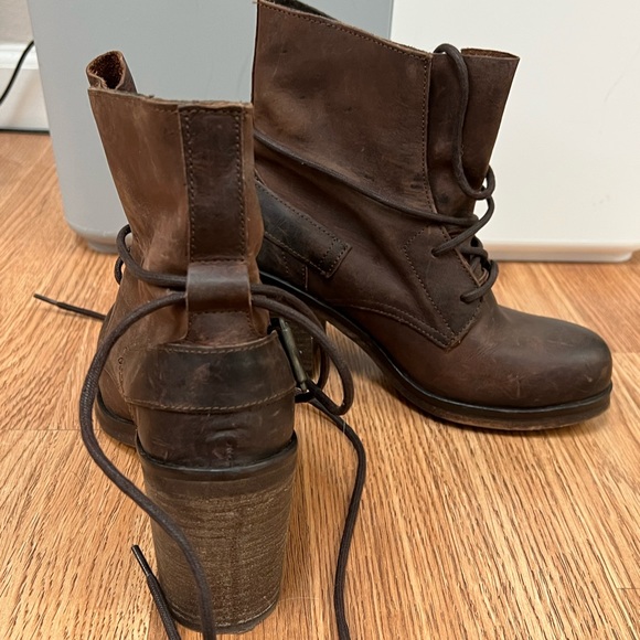 Jeffery Campbell brown boots EUC size 6.5 - Picture 2 of 4